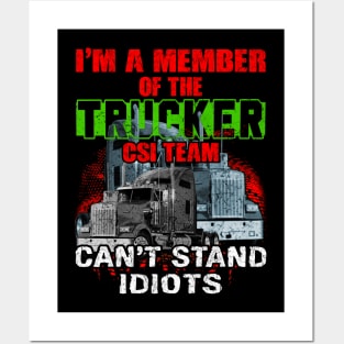 Trucker T Shirts | Truck Driver Posters and Art